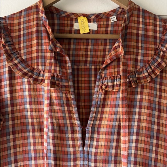Doen Brown Plaid Dress - Picture 4 of 9